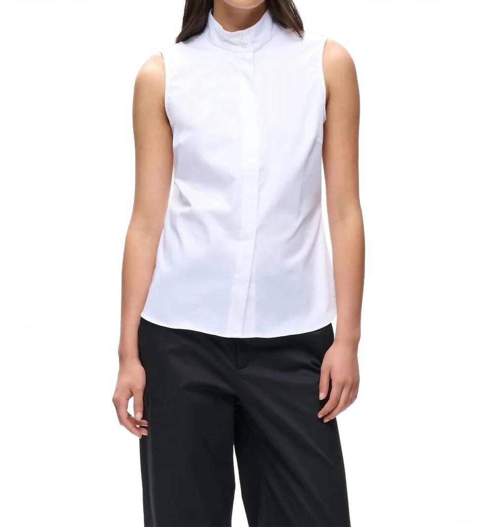 NEW INWEAR belina sleeveless shirt in white